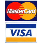 Visa and Mastercard Accepted